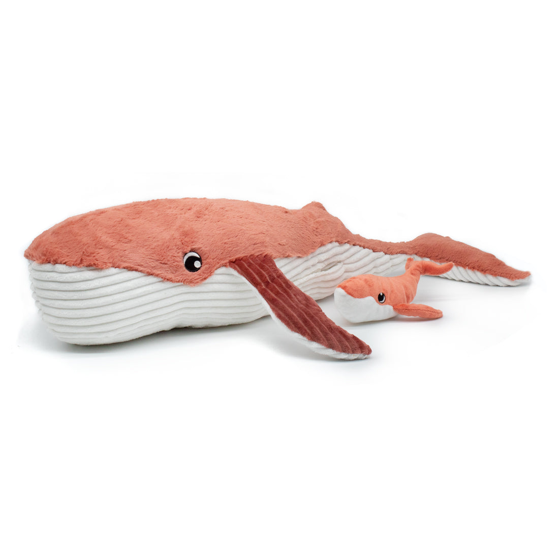 The Whale Mom & Baby - La Baleine 75cm (Asst. Colours Available)