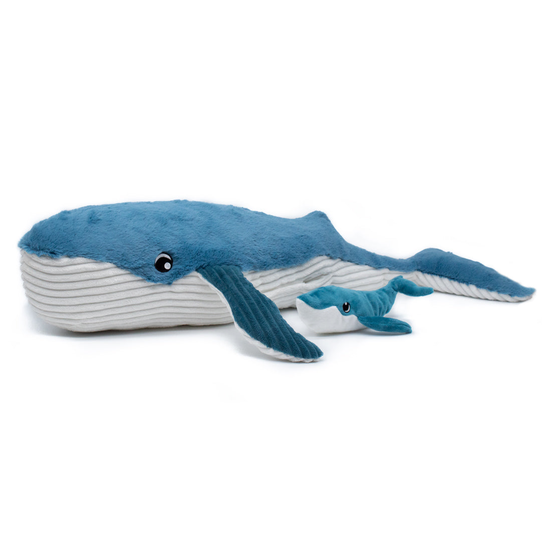 The Whale Mom & Baby - La Baleine 75cm (Asst. Colours Available)