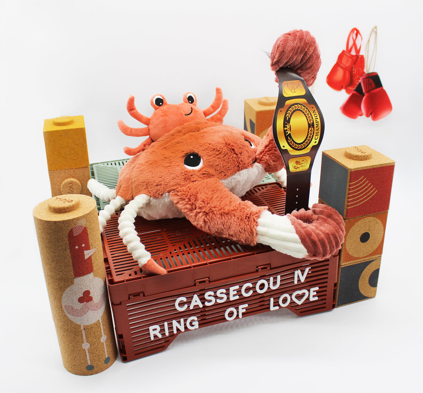The Crab Mom & Baby - Cassecou 46cm (Asst. Colours Available)