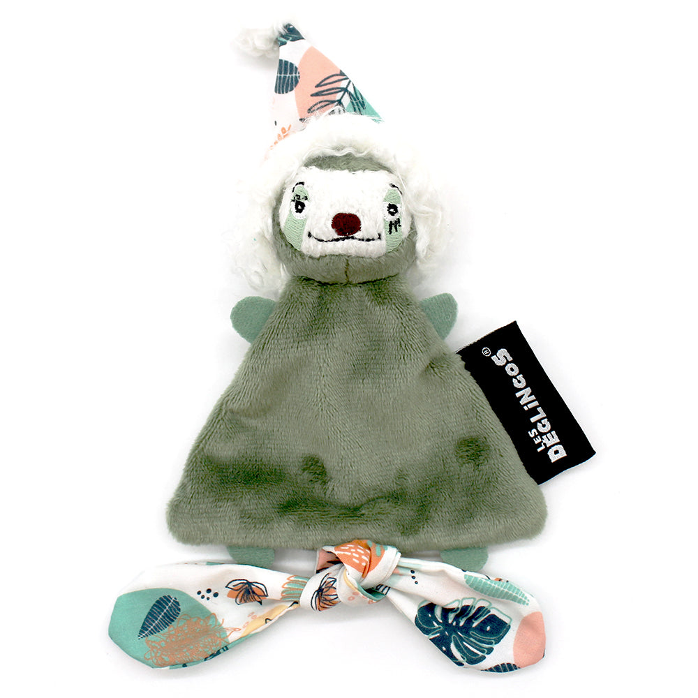 Baby Gift Box - Baby Blankie + Silicon Teething Ring/Mini Comforter Chillos the Sloth