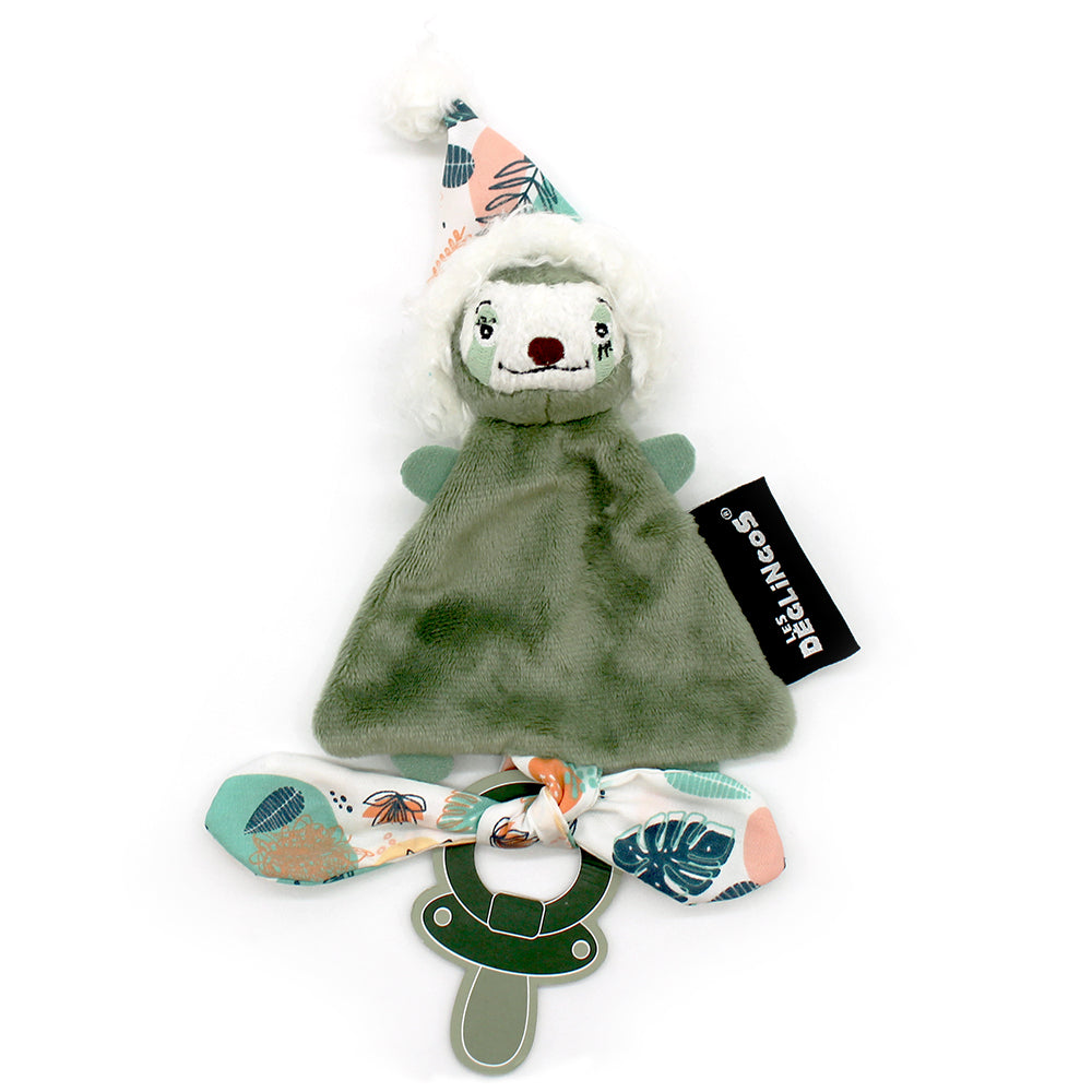 Baby Gift Box - Baby Blankie + Silicon Teething Ring/Mini Comforter Chillos the Sloth
