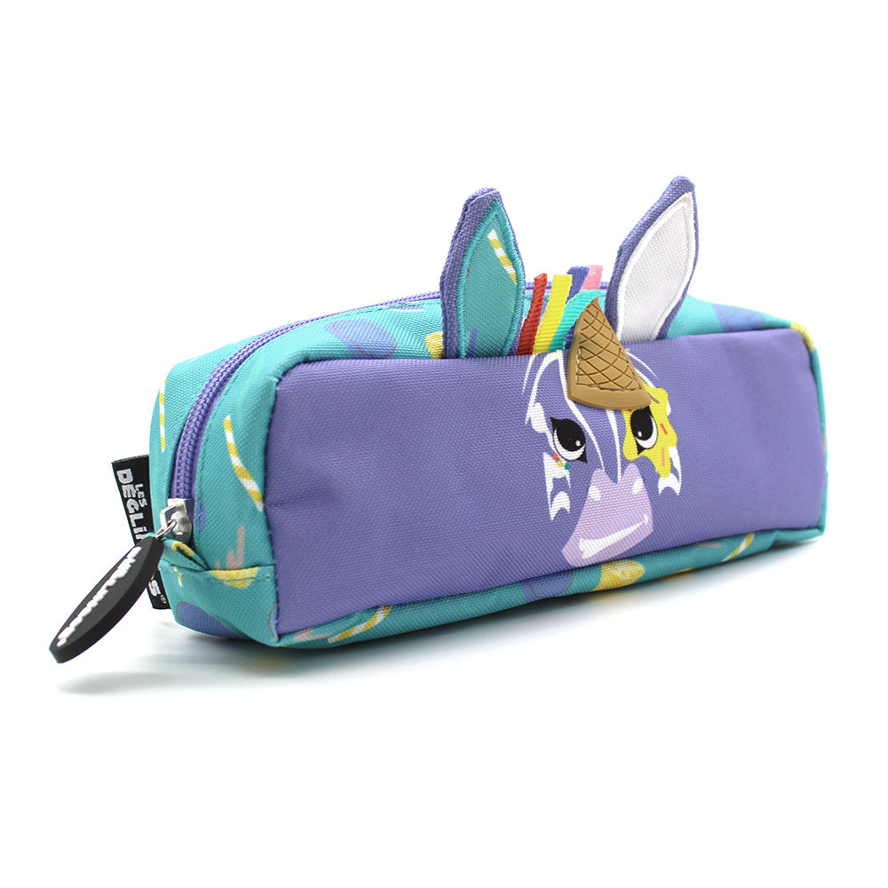 1 Zip Pencil Case Kiprokos the Zebra Face