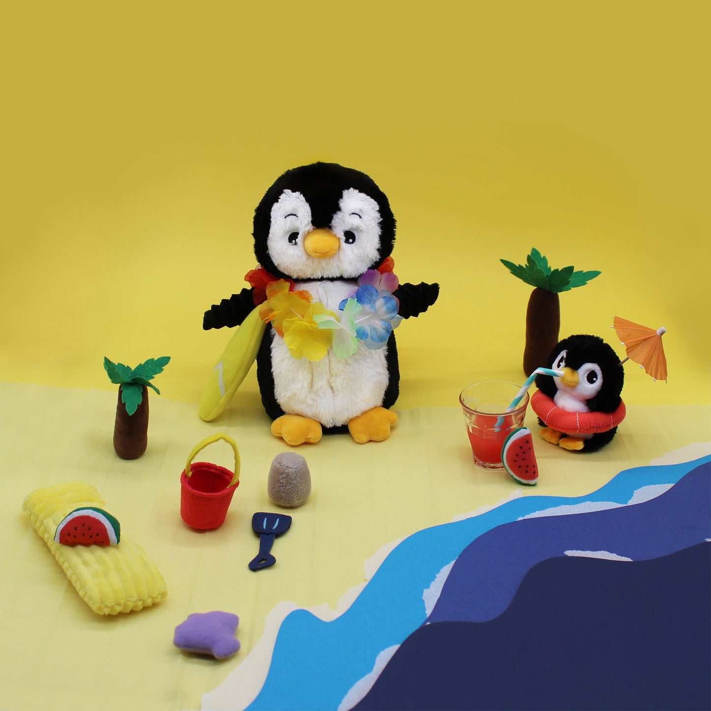 The Penguin Mom & Baby - Iglou 25cm (Asst. Colours Available)