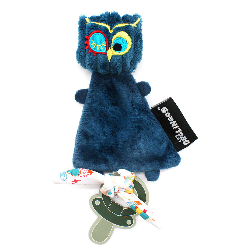Astro the Owl Baby Comforter & Silicone Teething Ring Gift Set