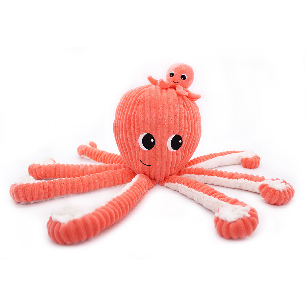The Octopus Mom & Baby - La Pieuvre 45cm (Asst. Colours Available)