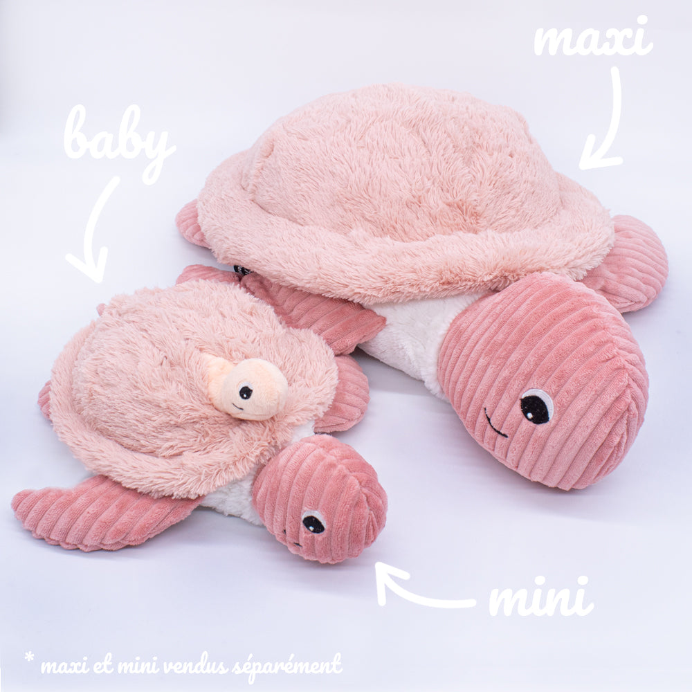 The Turtle Mom & Baby - La Tortue 29cm (Asst. Colours Available)