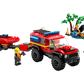 4x4 Fire Engine with Rescue boat