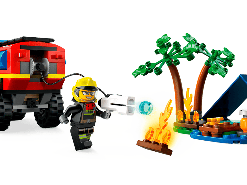 4x4 Fire Engine with Rescue boat