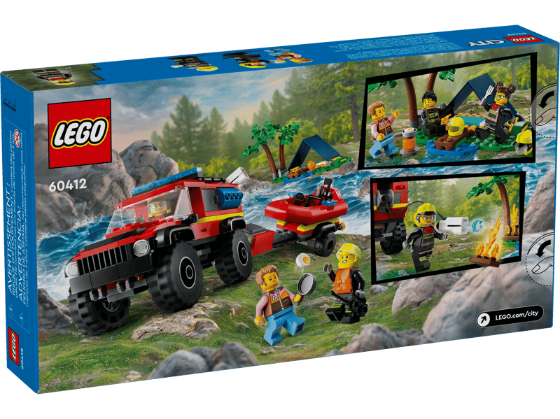4x4 Fire Engine with Rescue boat