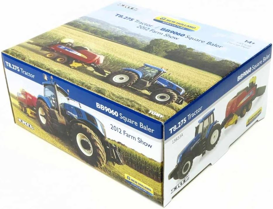 1/64 New Holland T8.275 Tractor & BB9060 Square Baler 2012 Farm Show Edition