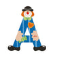 Sevi Letter A Clown Alphabet 10cm