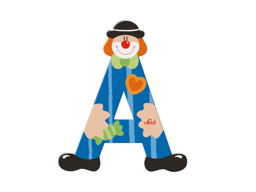 Sevi Letter A Clown Alphabet 10cm