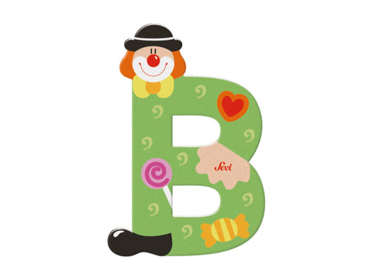 Sevi Letter B Clown Alphabet 10cm