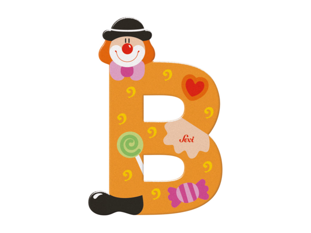 Sevi Letter B Clown Alphabet 10cm