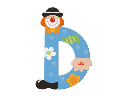 Sevi Letter D Clown Alphabet 10cm