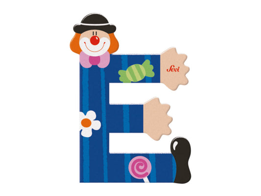 Sevi Letter E Clown Alphabet 10cm