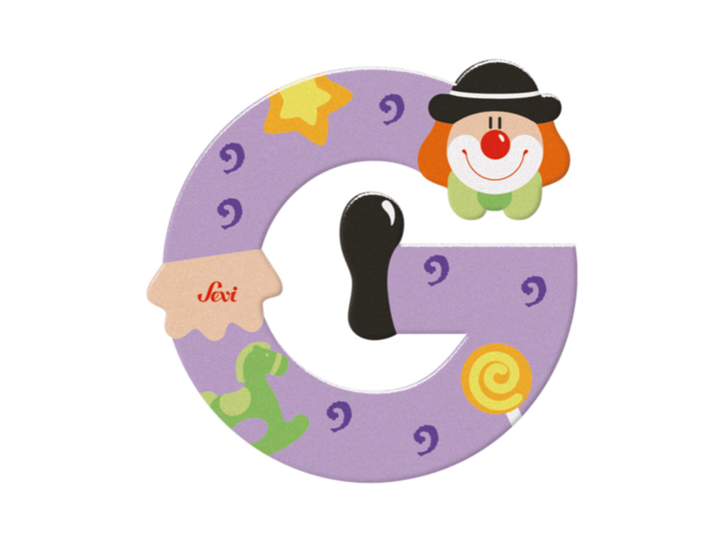 Sevi Letter G Clown Alphabet 10cm