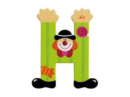 Sevi Letter H Clown Alphabet 10cm