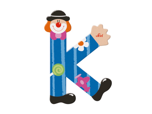 Sevi Letter K Clown Alphabet 10cm