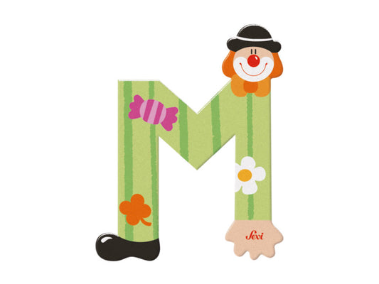 Sevi Letter M Clown Alphabet 10cm