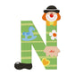 Sevi Letter N Clown Alphabet 10cm