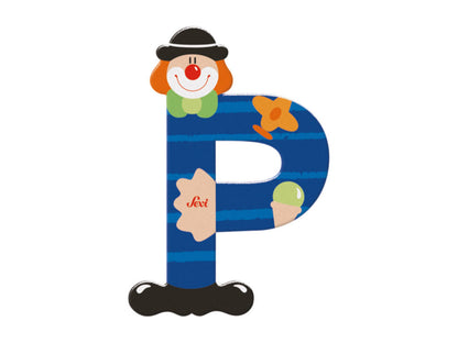 Sevi Letter P Clown Alphabet 10cm