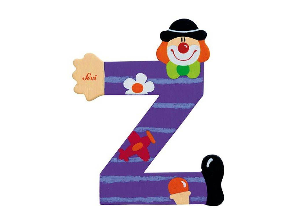 Sevi Letter Z Clown Alphabet 10cm