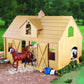 Deluxe Wood Barn with Cupola