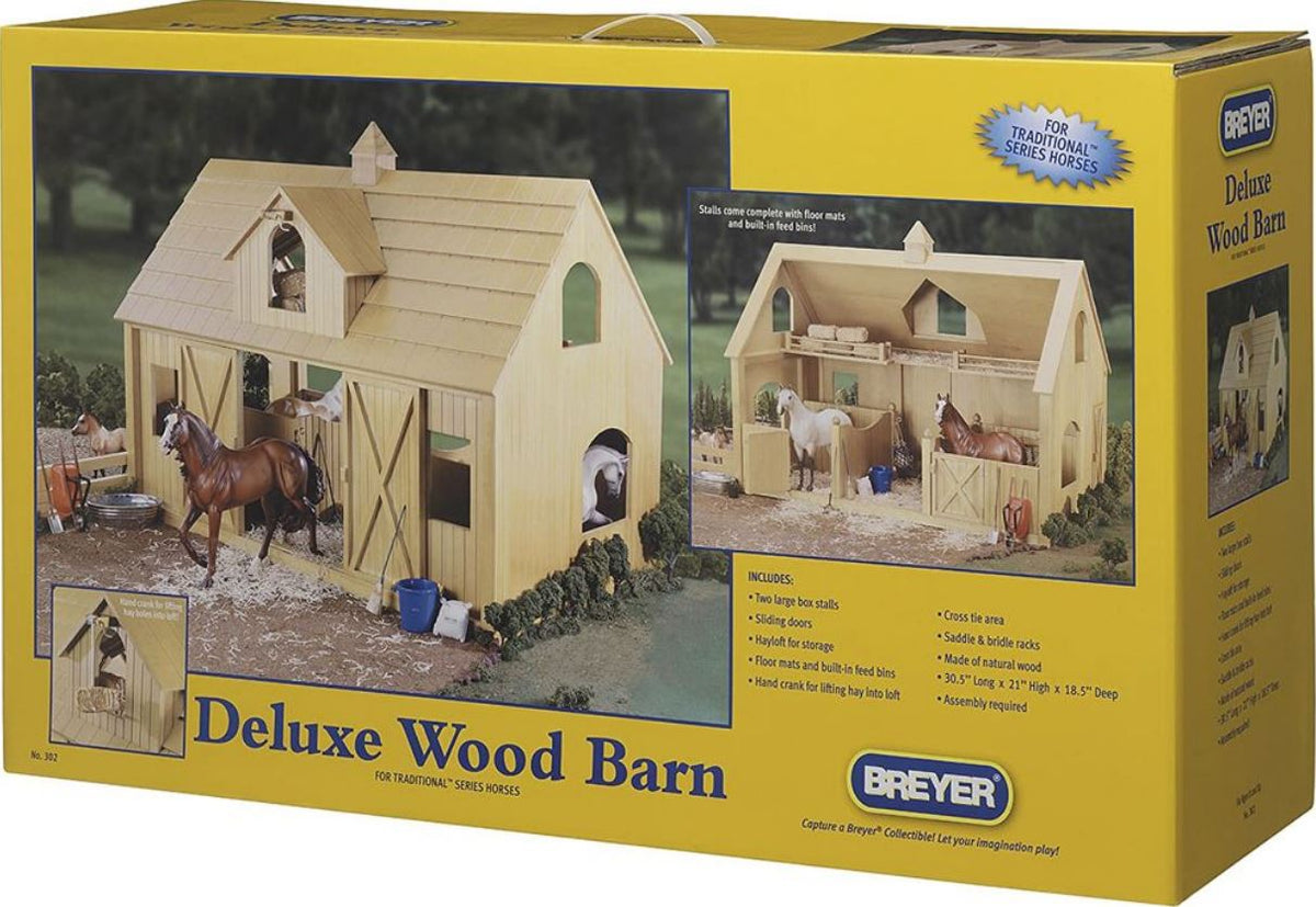 Deluxe Wood Barn with Cupola