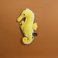 The Seahorse Dad and Baby - L’hippocampe 34cm (Asst. Colours Available)