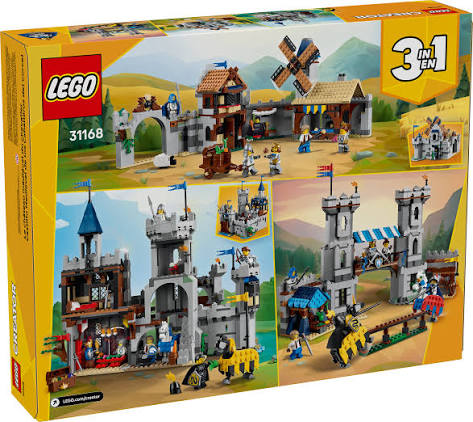 3-in-1 Medieval Horse Knight Castle