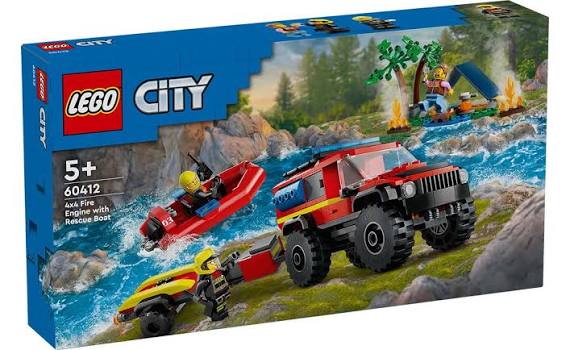 4x4 Fire Engine with Rescue boat
