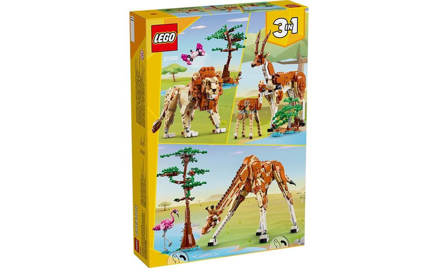 3-in-1 Wild Safari Animals