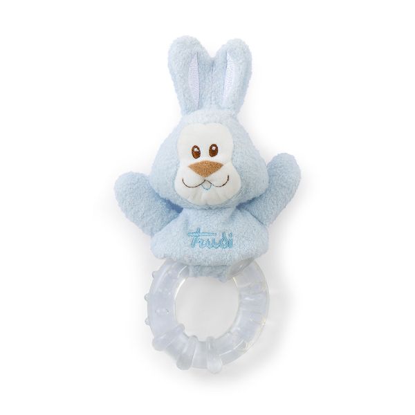 Cremino Teether Ring Rabbit Light Blue - 18cm