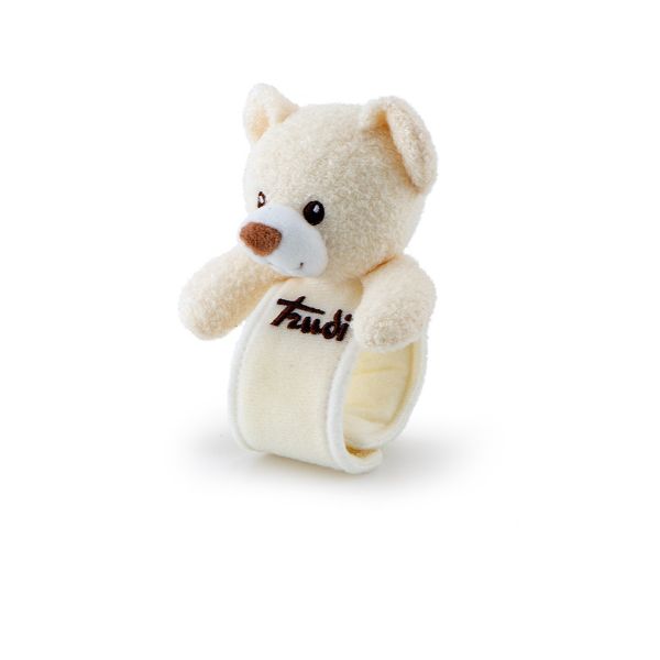 Cremino Bear Rattle Wrist Ivory - 11cm