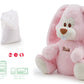 Scalda Sogni Cremino Rabbit Puppet & Microwaveable Warmer - Pink 27cm