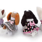 Pets Cocker Spaniel in a Lovely Dots Dress - 20cm