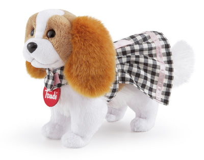 Pets Cavalier King Charles in a Darling Dress - 22cm
