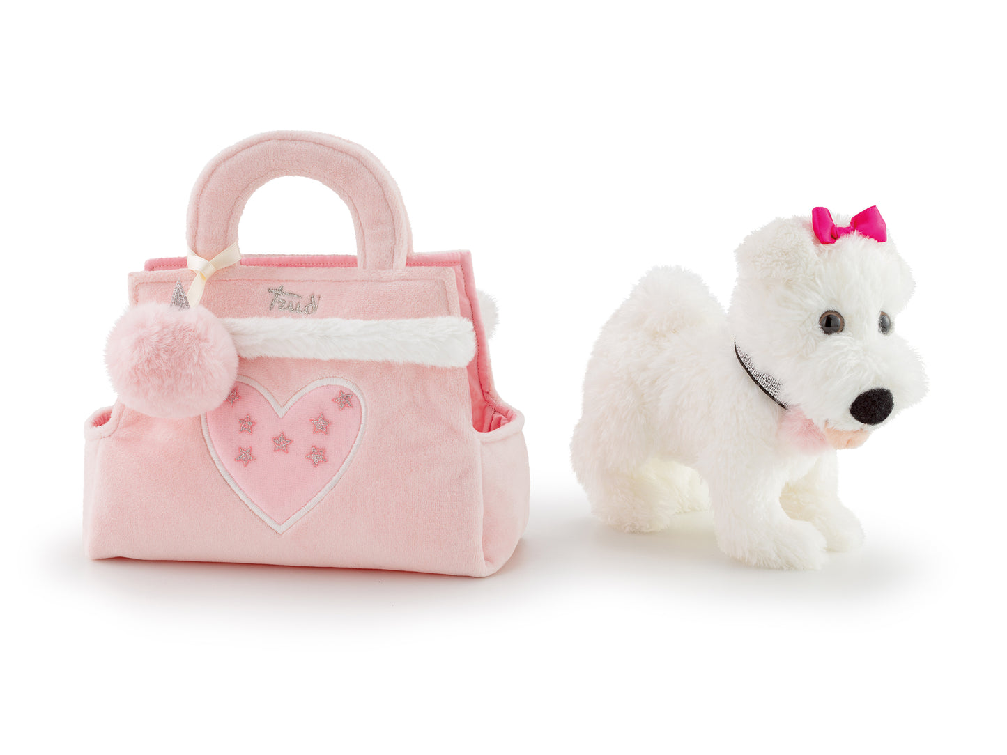 Pets Chloe Dreamy Maltese Dog in a Fashion Bag - 16cm