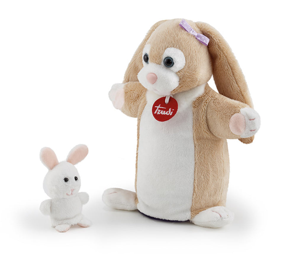 Puppet and Baby Bunny - 25cm