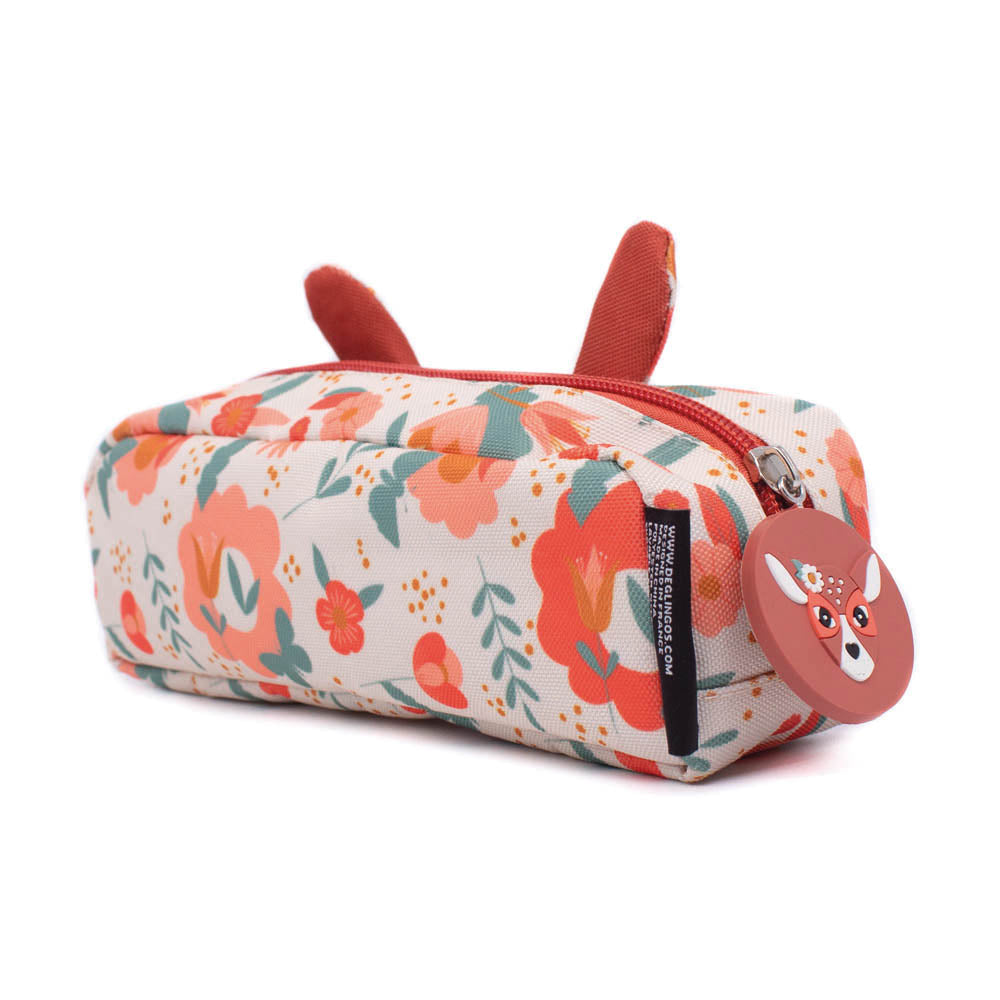 1 Zip Pencil Case  Melimelos the Deer Face