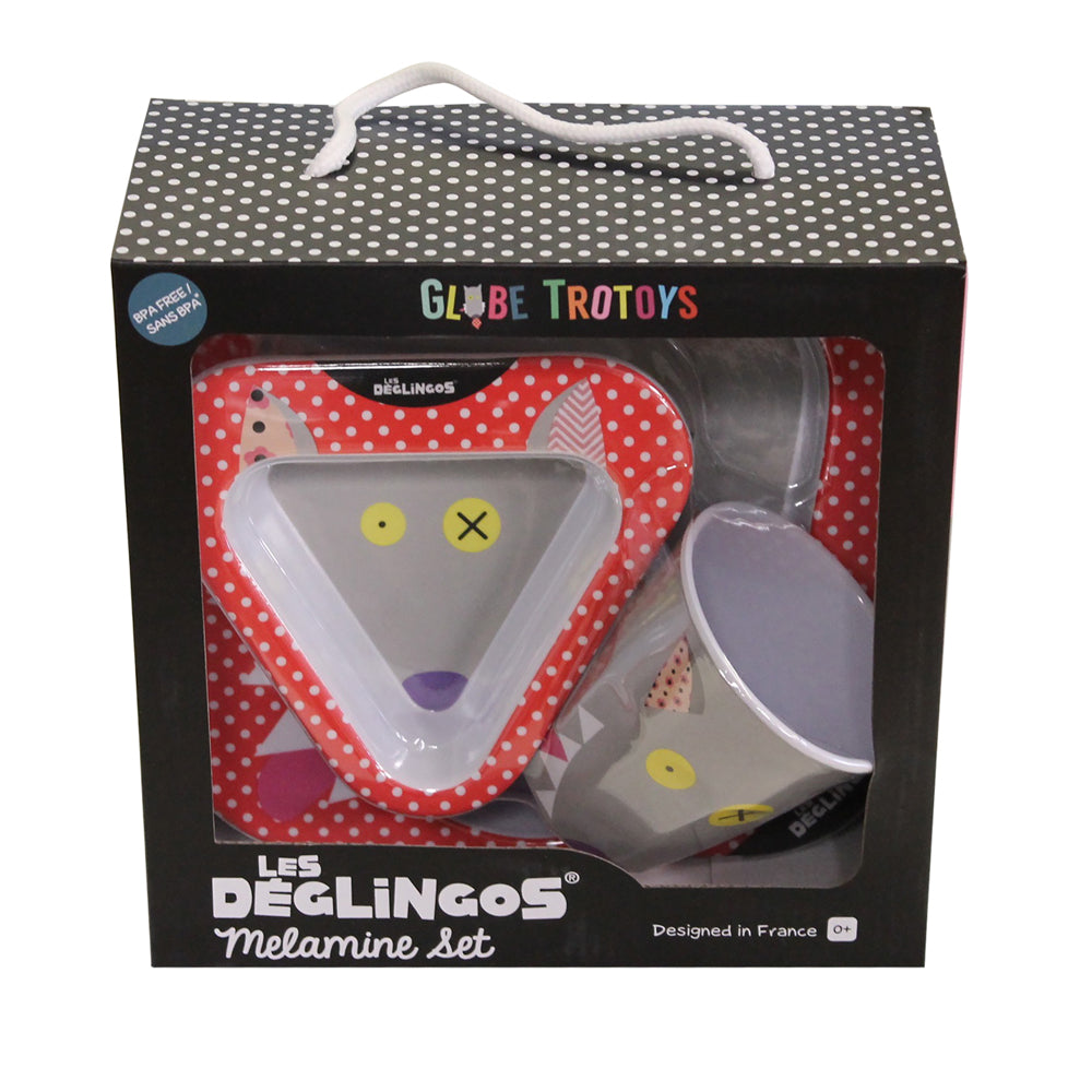 Melamine Set Bigbos the Wolf