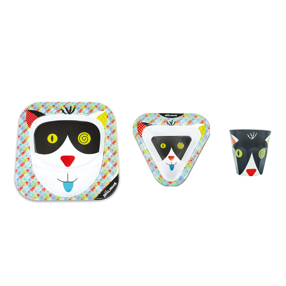 Melamine Set Charlos the Cat