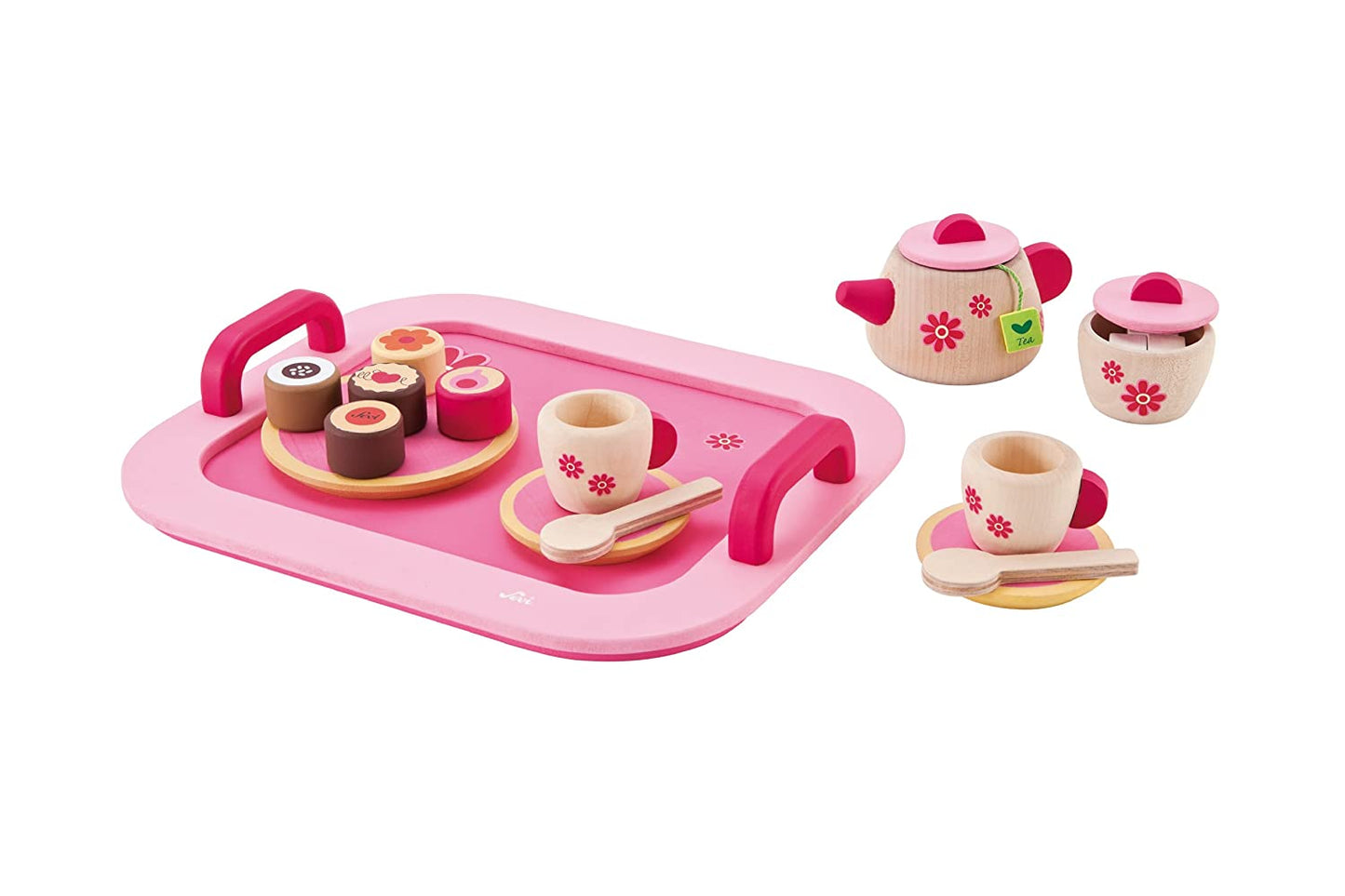 Sevi Wooden Tea Tray - 22 pieces