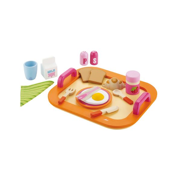 Sevi Wooden Breakfast Tray - 16 pieces