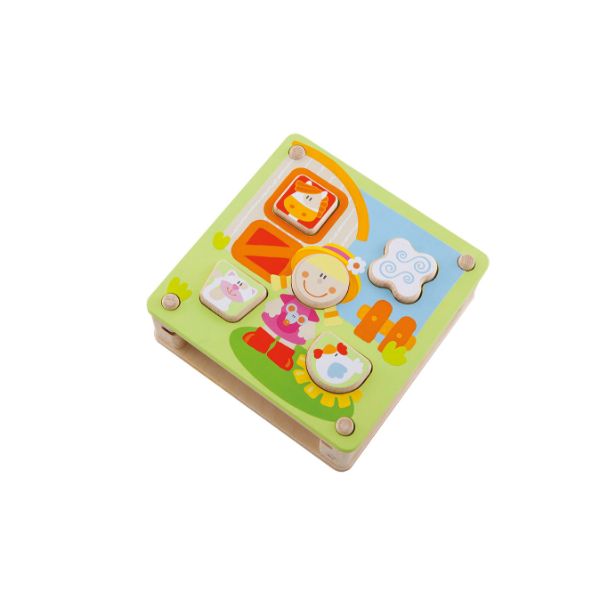 Sevi Wooden Sorting Puzzle Game Farm
