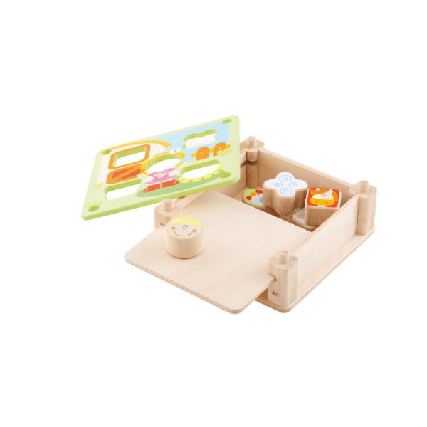Sevi Wooden Sorting Puzzle Game Farm