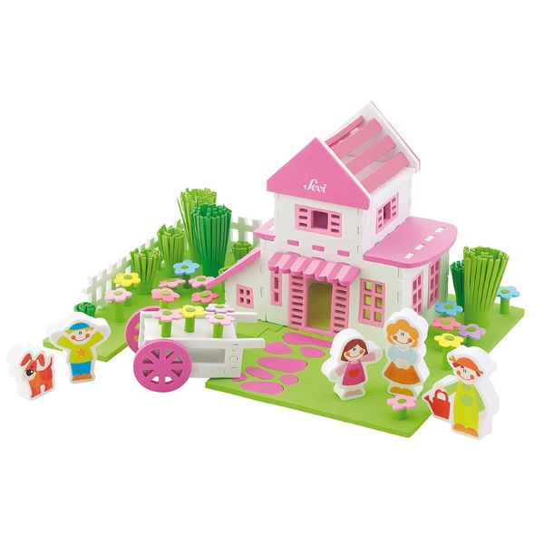 Sevi Sweet Home Soft Play Set - 108 pieces