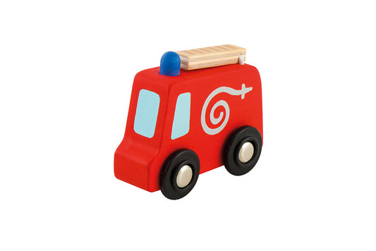Sevi Wooden Mini Fire Engine - 7cm