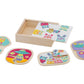 Sevi Wooden Puzzle MRZ Box making 4 Puzzles - 14 pieces